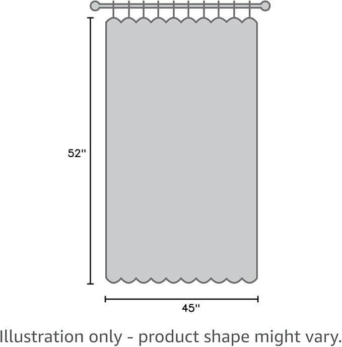Cream Kitchen Cafe Curtains 45 Inch Length 2 Panel Set Back Tab Pocket Semi Sheer Light Filtering Short Curtain Natural Farmhosue Small Curtains for Basement Window Bathroom Living Room 52x45