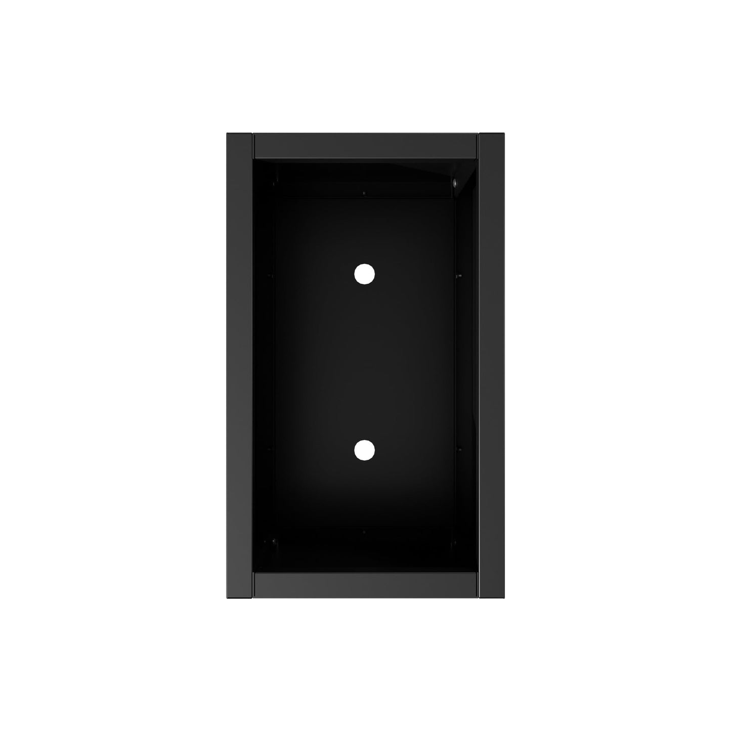 Casaphoriar Metal Planter Box 16"x10"x10", Rectangular Planter and Drainage Holes, Perfect for Outdoor Patio and Balcony Decor, Black