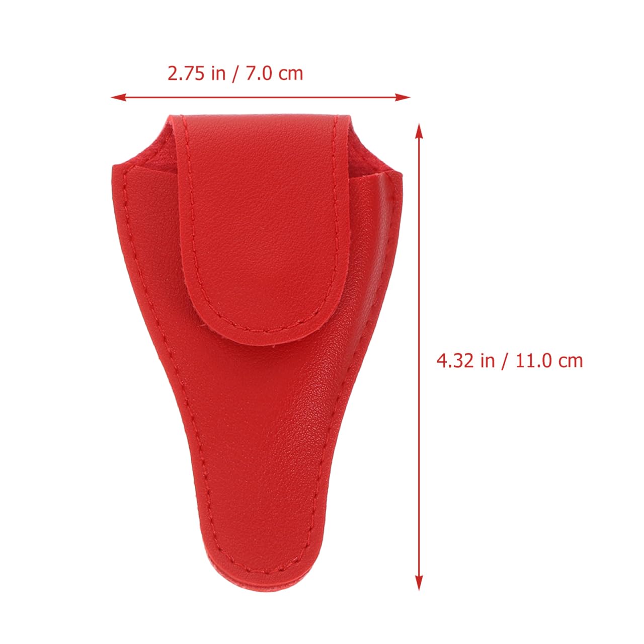 Housoutil Nail Scissor Pouch 3 Pack with Buckle Closure Protective Storage Cover for Cuticle Scissors Grooming Shears Portable Pedicure Tool Bag 4.33X2.75X0.98In