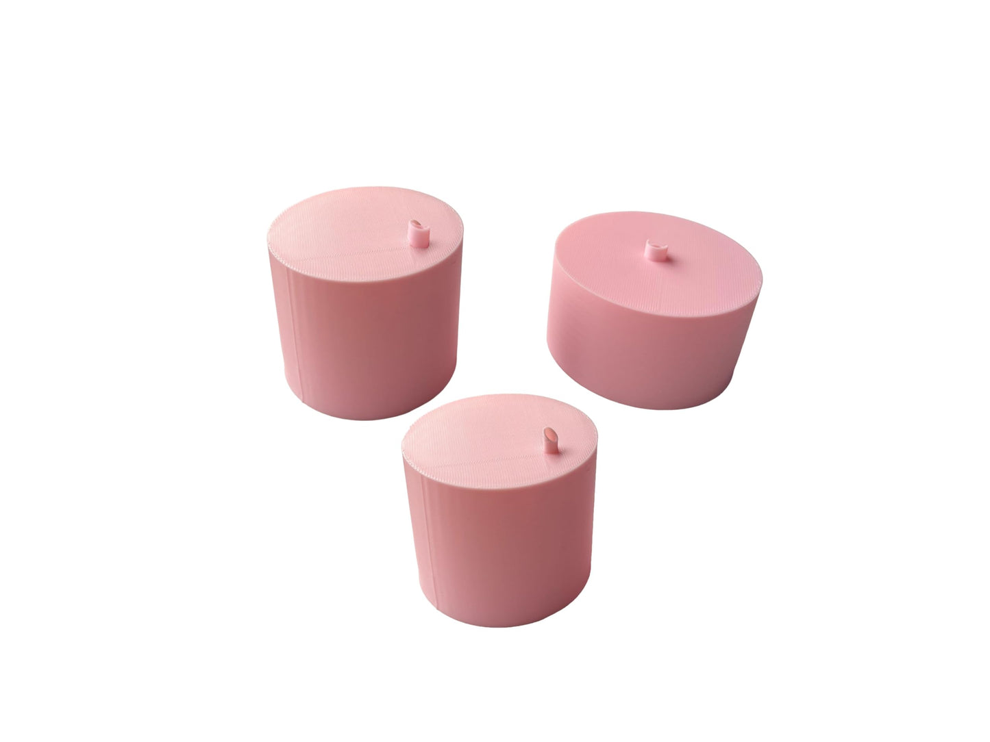 JILINWE Pink Snow Globe Glitter Funnel, 3-Piece Set, Large & Small Funnel for Snow Globe Tumblers, No Mess, Silicone & Plastic Material