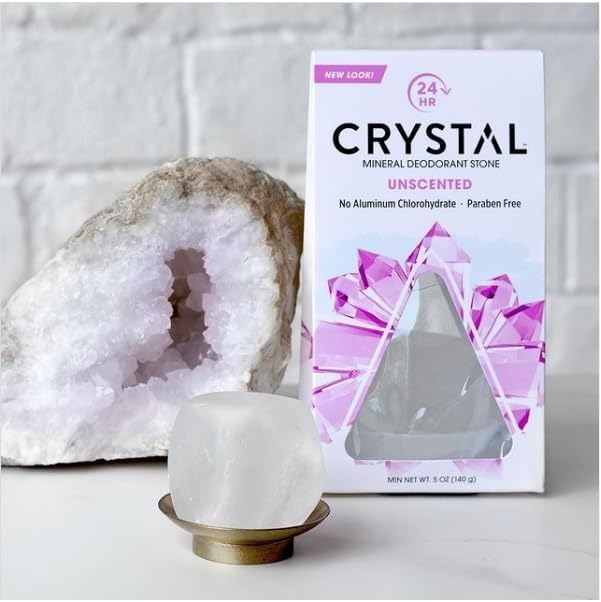 Crystal Deodorants Crystl Body,Rock Deod, 2 pk
