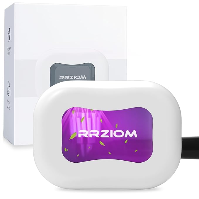 Toothbrush Sanitizer Case, RRZIOM Portable Toothbrush Covers Rechargeable, Rechargeable Toothbrush Cleaner Holder Case for Travel Home, Detachable Toothbrush Cover Cap for All Toothbrushes (White)