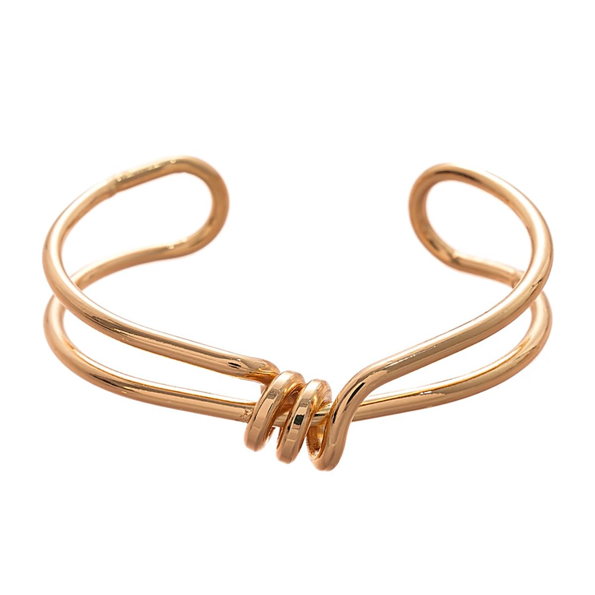 MOEEIJEW Chunky Cuff Bracelets for Women Gold/Silver Cuffs Bangle Hollow Out Adjustable Bracelets Punk Vintage Jewelry (Gold C)