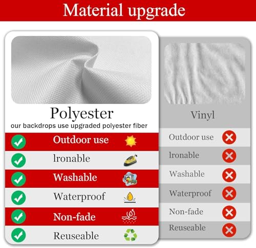 Trykid 10x6.5ft Baking Ingredients Rustic Table Backdrop Gourmet Food Photography Background Cooking Class Food Festival Bakery Opening Party Decoration Photo Booth Prop Fabric - size: 10x6.5ft