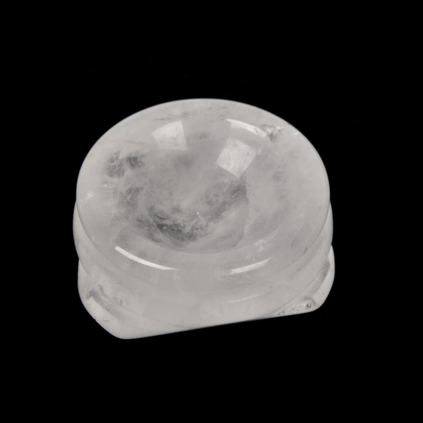Justinstones Natural White Clear Quartz Gemstone Egg Crystal Healing Chakra Meditation Home Office Decor Stone with Stone Stand