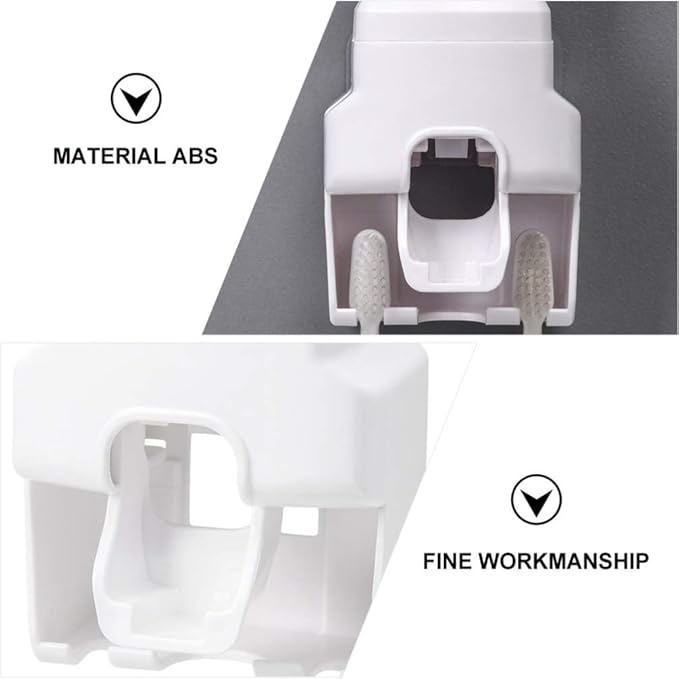 Toothpaste Dispenser Squeezer Pump Wall Mounted Storage Holder Hand Bathroom Accessories for Washroom
