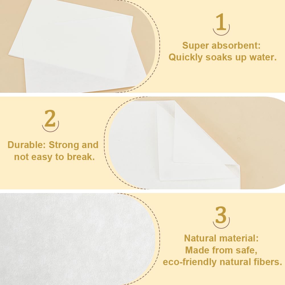 WEBEEDY 30 Sheets A4 Blotting Paper for Flower Press, Highly Absorbent and Reusable Blotter Paper for Flower Pressing Craft Making Art Projects DIY Supplies Scrapbook Card Making Gift