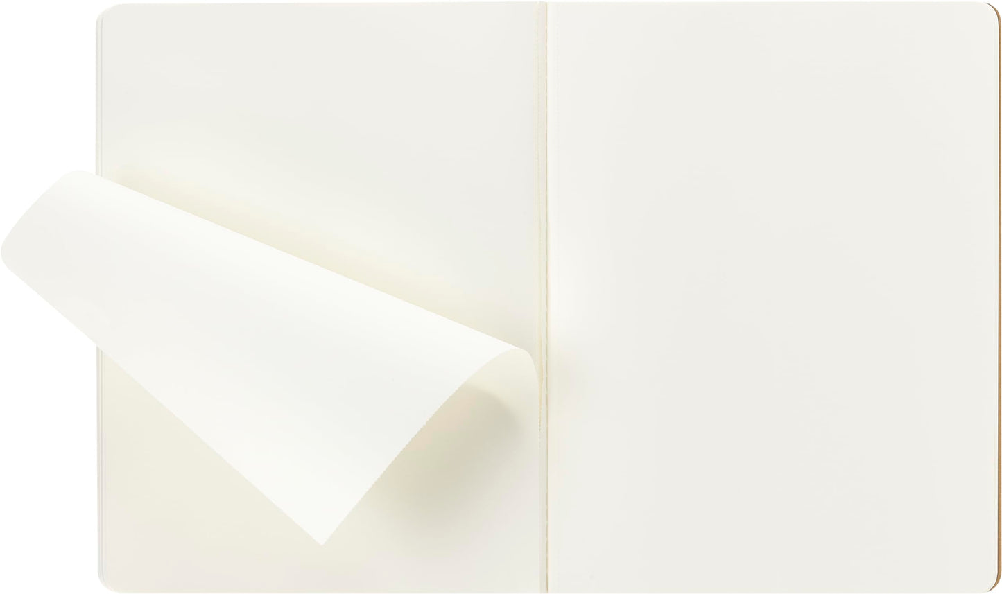 Moleskine Cahier Journal, Soft Cover, XL (7.5" x 9.75") Plain/Blank, Kraft Brown, 120 Pages (Set of 3)