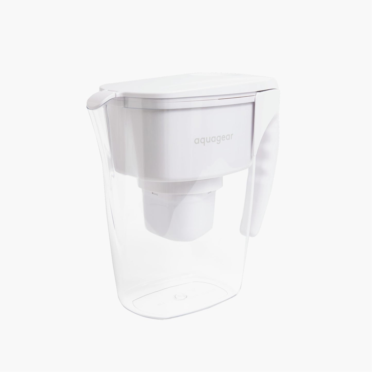 Aquagear Water Filter Pitcher – Lead, Chlorine, PFOA/PFOS, Microplastics Filter, 10 Cup, 120 Gallon Filter Life - Filter Media Made in USA