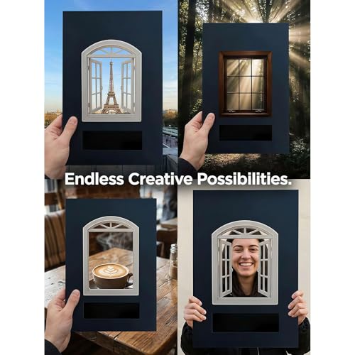 2026 New Creative Window Props, Portable Creative Window Frame Photography Props, Travel Photos Viewfinder, Fresh Perspective for Journey, Party, Landscape, Unique Record Capture Stunning Photo (1PCS)