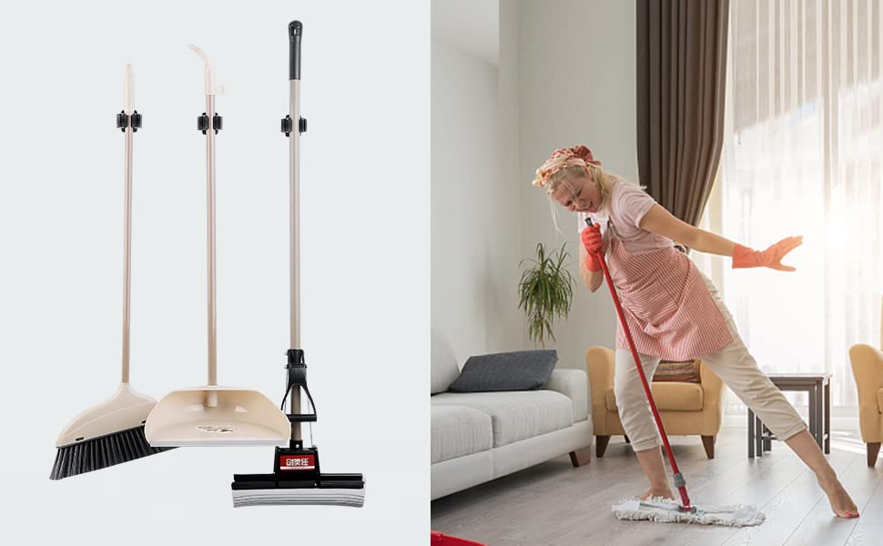 12PCS Broom and Mop Holder (12 Count)