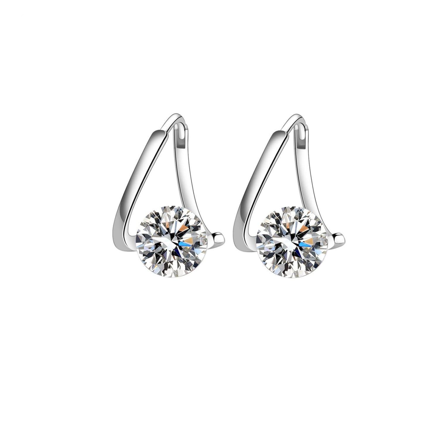 Halolux Lymphvity Germanium Earrings,Atheniz Lymphatic Earrings,Lymphatic Drainage Germanium Jewelry for Women(Silver+Silver)