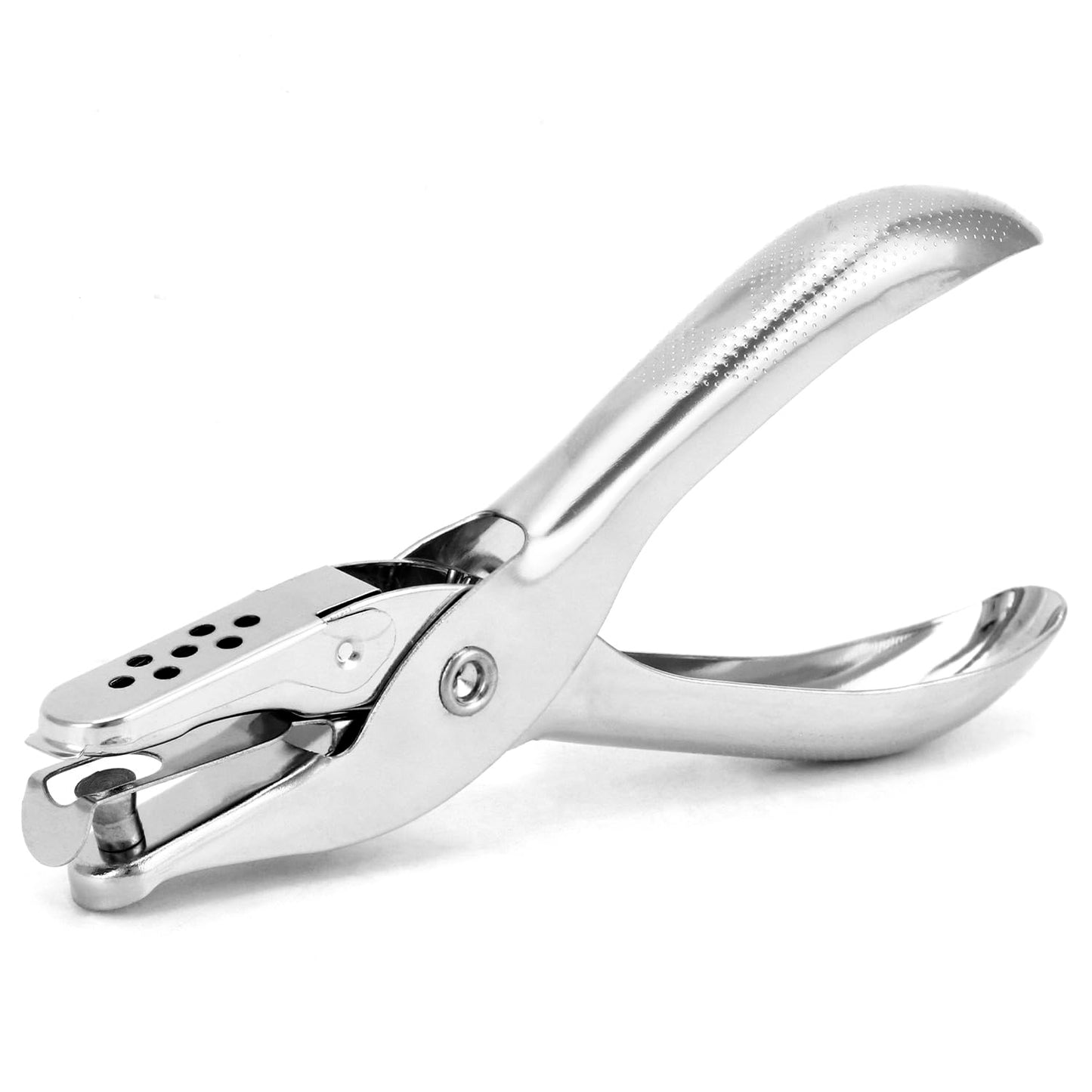 QWORK 24 Pack 1/4 Inch Single Hole Puncher - 5 Sheet Capacity Paper Metal Punches for Greeting Cards Scrapbook Notebook