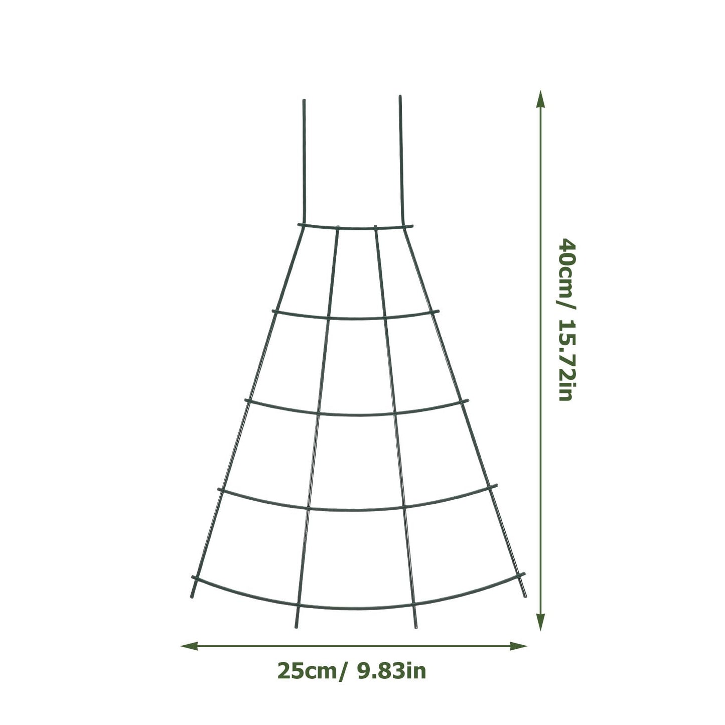 NUOBESTY Metal Plant Trellis Vine Climbing Support Rack for Garden and Indoor Potted Plants with Sturdy Outdoor Metal Frame