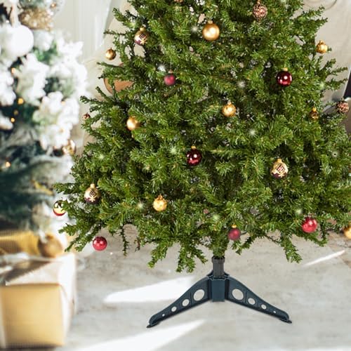 LIOOBO Plastic Christmas Tree Stand Christmas Tree Base with 0.78 in Diameter Trunk