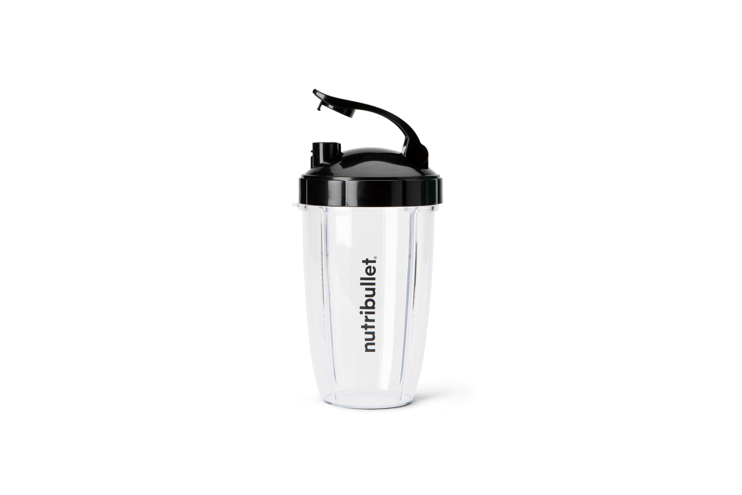 nutribullet 24 oz To-Go Cups and colored flip-top lids (Black/Green)