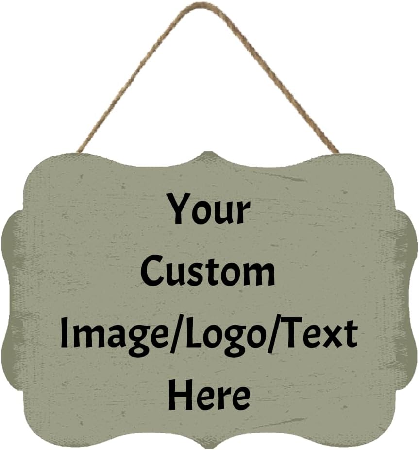 Personalized Custom Wooden Signs with Any Text Name for Home Door Man Cave Bar Family Farmhouse Decorative Home Kitchen Rustic Wall Decor