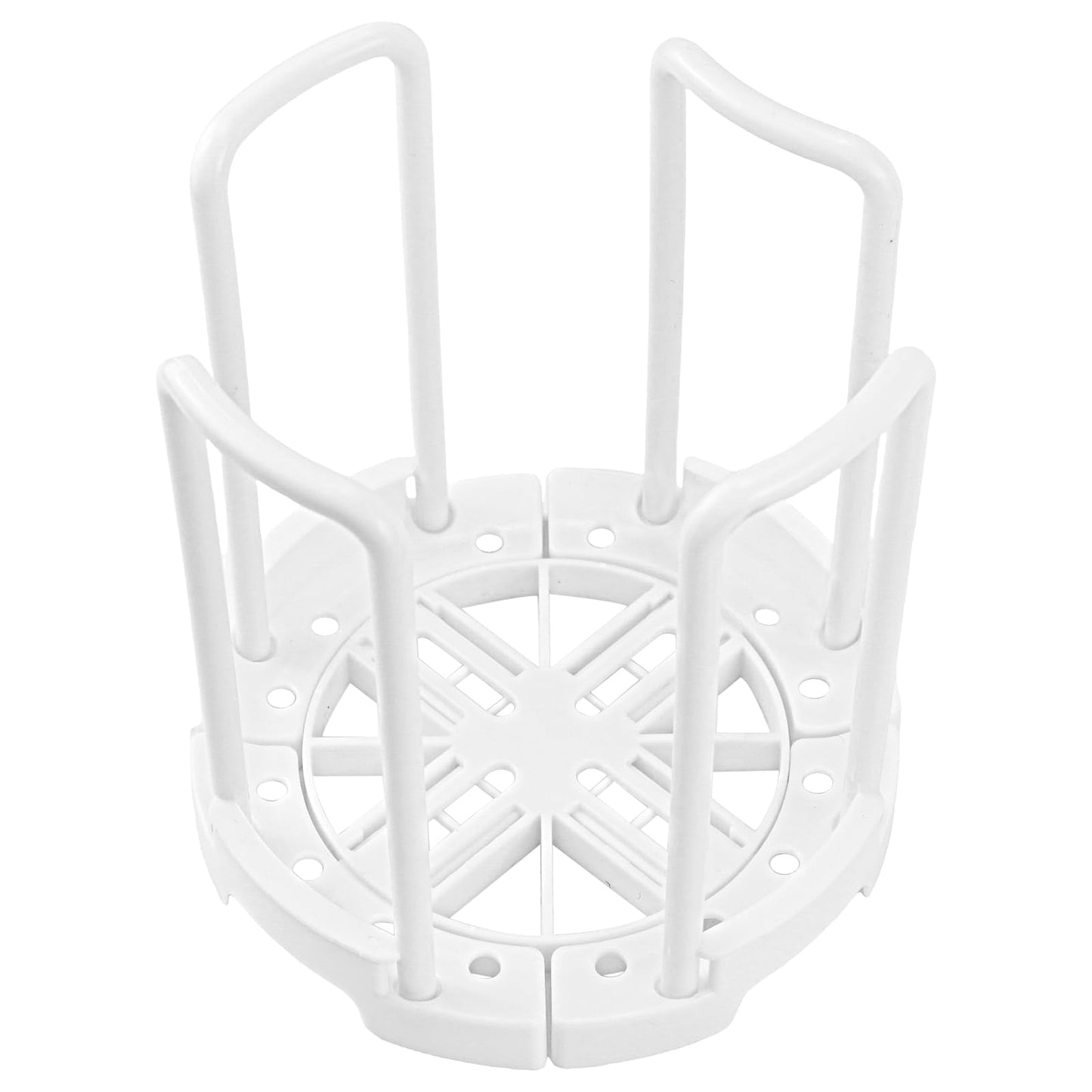 ZJIVQO Bowl Rack, Adjustable Plate Holders, Dish Holder, Plate Dish Rack with Handle for Kitchen Bowl Organizer