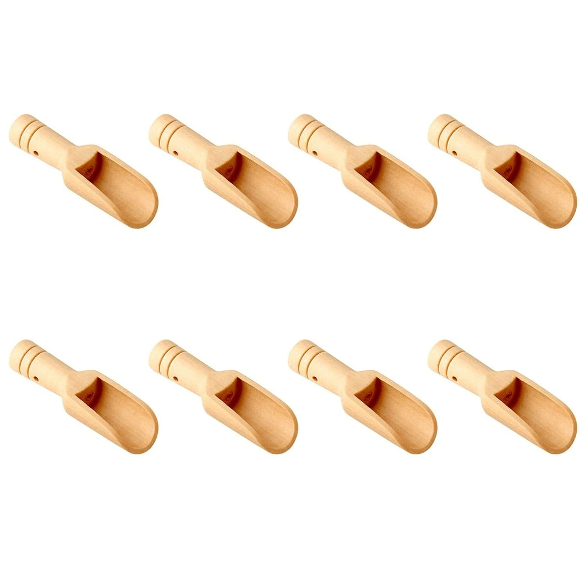 8pcs Mini Wooden Spoons (8 Count)