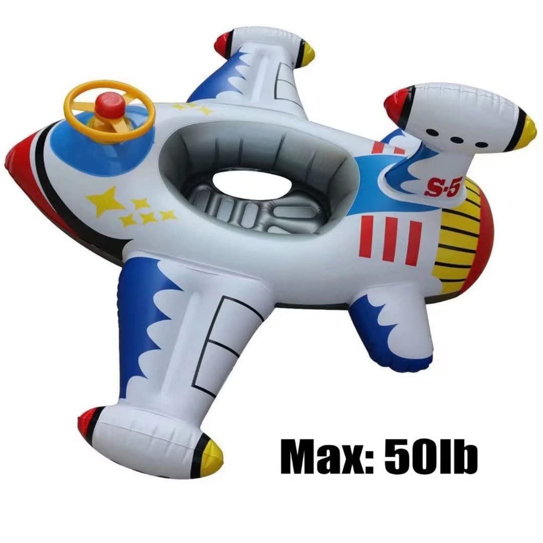 Infant Floats for Pool, Inflatable Airplane Float for Toddler