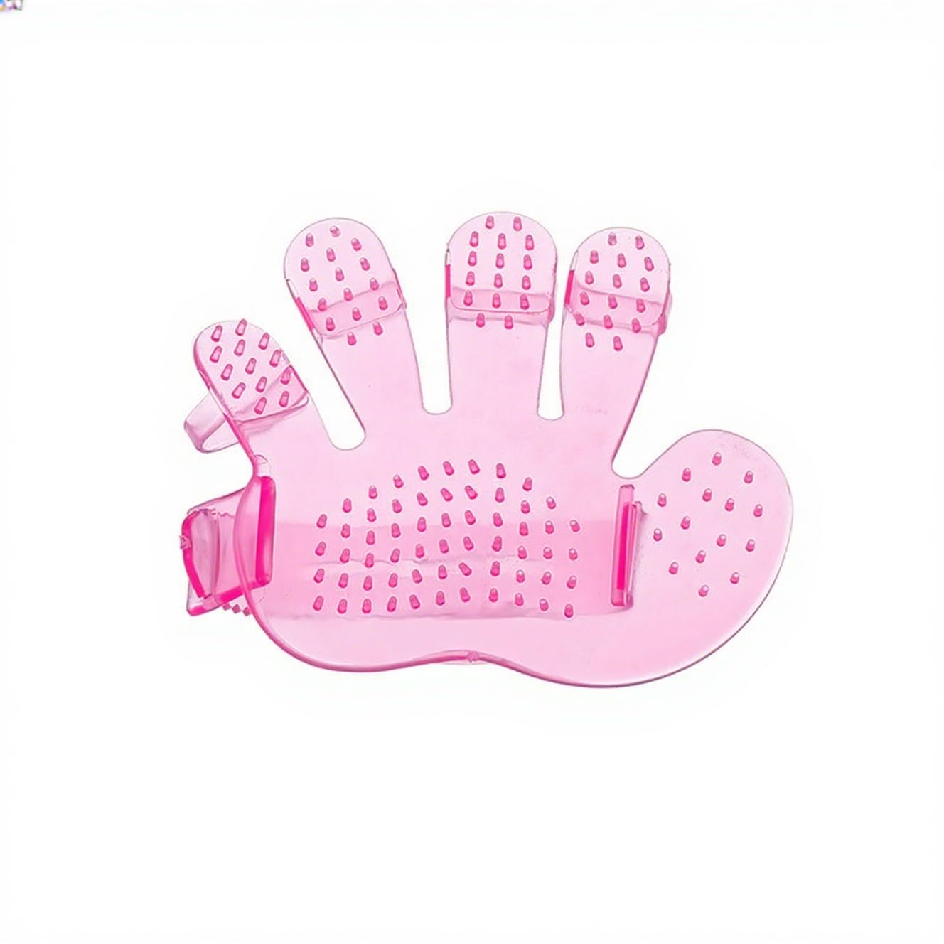 Vwvk 6 Pcs Cat Bathing Grooming Set - Adjustable Mesh Bathing Bag, Nail Clipper, Mesh Muzzle, Massage Brush, Tick Remover Tool & Nail File (Pink)
