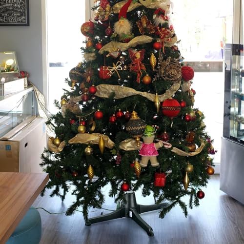 Electric Rotating Christmas Tree Stand,Adjustable Electric Base,can 360-degree Rotation,for Up to 7.5ft and 80 Lbs Trees