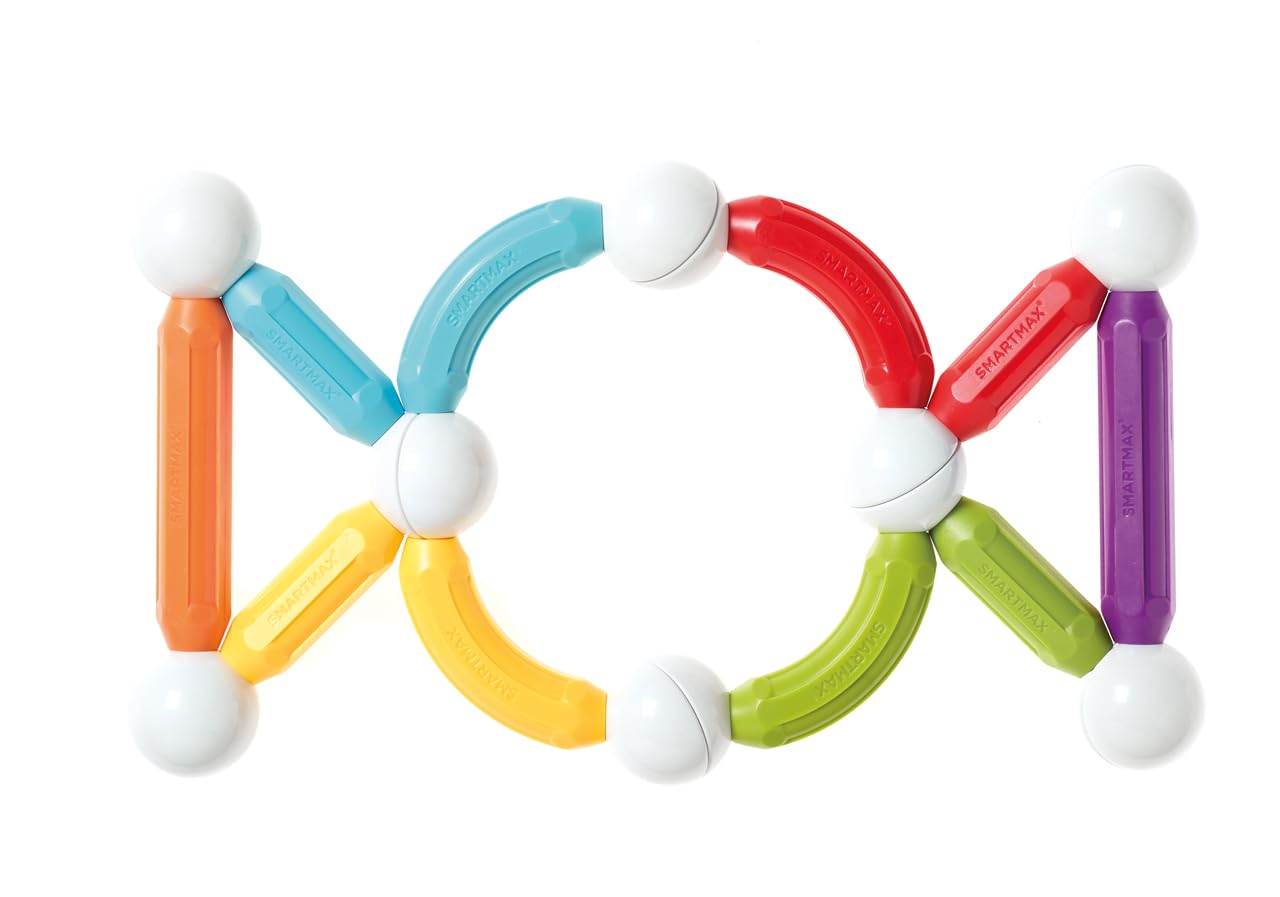 SmartMax Start Plus STEM Building Magnetic Discovery Set, Ages 1-6 (30 Pieces)