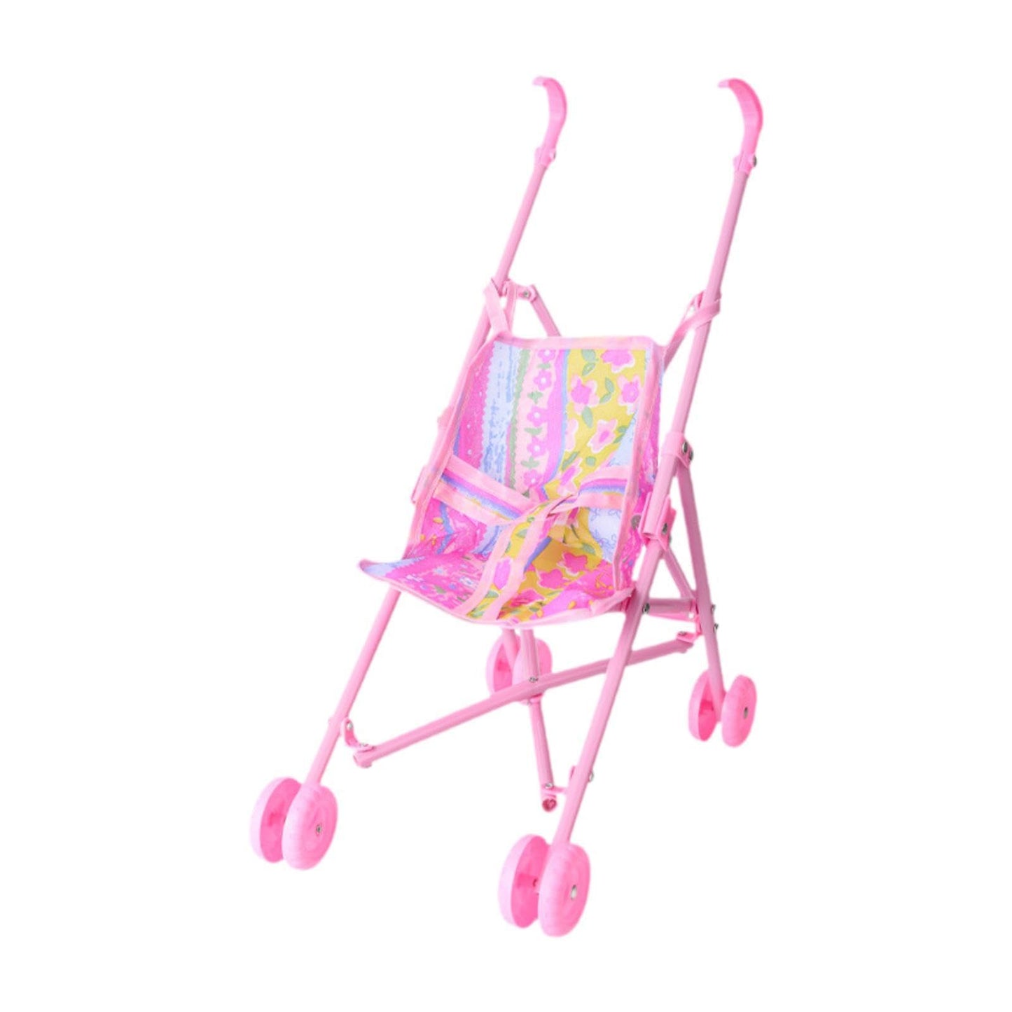 Baby Doll Stroller Toy, 36 cm (14.2 inch) Push Cart for Girls Pretend Play, PP & Cloth Stroller for Learning Activities Role Play Game