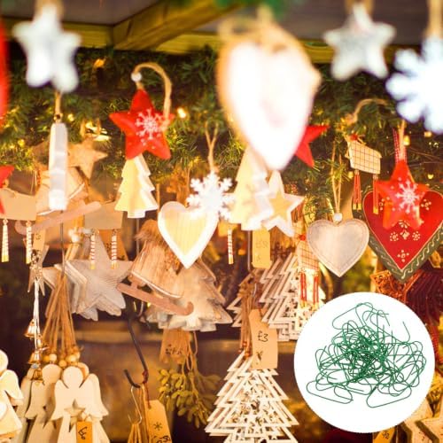 200pcs Hanging Hooks C Shaped for Christmas Tree Ornament Display