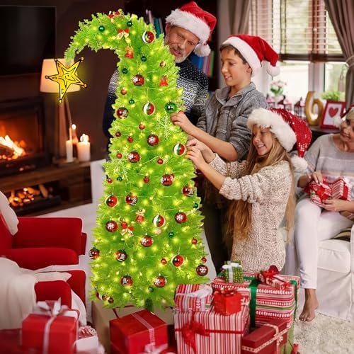 Christmas Tree Topper,Christmas Decorations,Make Your Whobilation Tree Come to Life with This Topper,8.2” Christmas Star Tree Topper for Holiday Christmas Tree Decor (Battery-Operated-1)