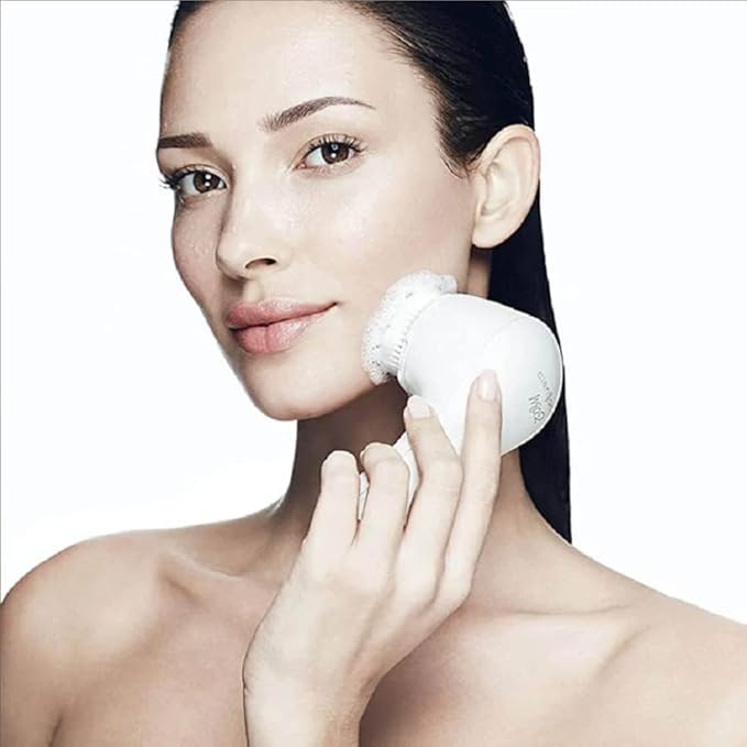 Facial Cleansing Brush Head Replacement Compatible with Clarisonic Mia 1, Mia 2, Mia Fit, Alpha Fit, Smart Profile Uplift and Alpha Fit, 2 Pack Radiance Face Brush Head