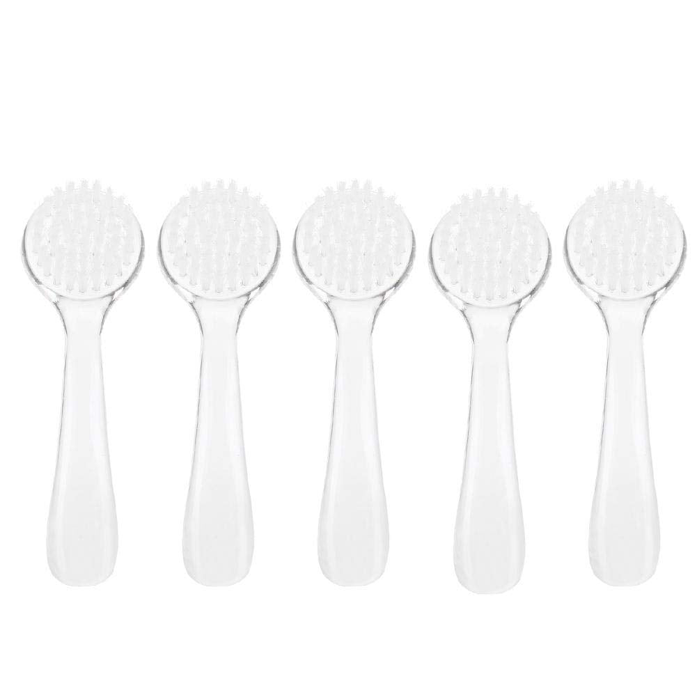 5Pcs Soft Nail Dust Cleaning Brush, Nail Nail Dust Brush Nail Brushes Manicure Diy Tool For For Salon And Home(White)