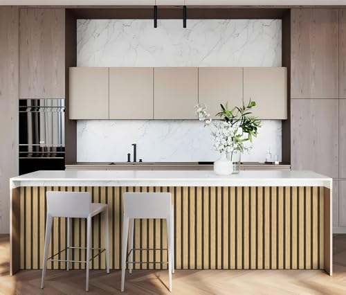 myforHD Wallpaper Peel and Stick Wood Grating Stripe Self-Adhesive Wallpaper Faux Wood Contact Paper Wood Slats Self Adhesive Wall Paper PVC Vinyl Film Removable Waterproof 17.3" x 393" - color: Wood F, size: 17.3" x 393.7"