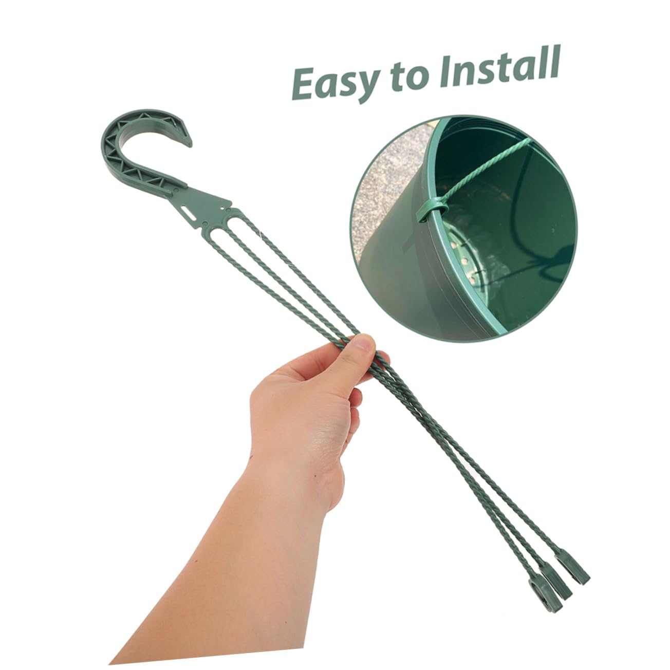 YARNOW 5Pcs Space Saving Plant Hanger Chain Versatile Flower Pot Hooks for Plants Succulents and Indoor Decor Simple Installation for Efficient Vertical Gardening