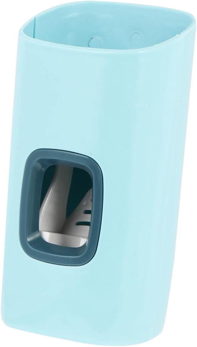 GALPADA 1pc Automatic Toothpaste Squeezer Wall-Mounted Non-Punch Easy to Use Toothpaste Dispenser Pump