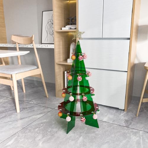 Custom Acrylic Christmas Tree Rack, Personalized Christmas Decorations