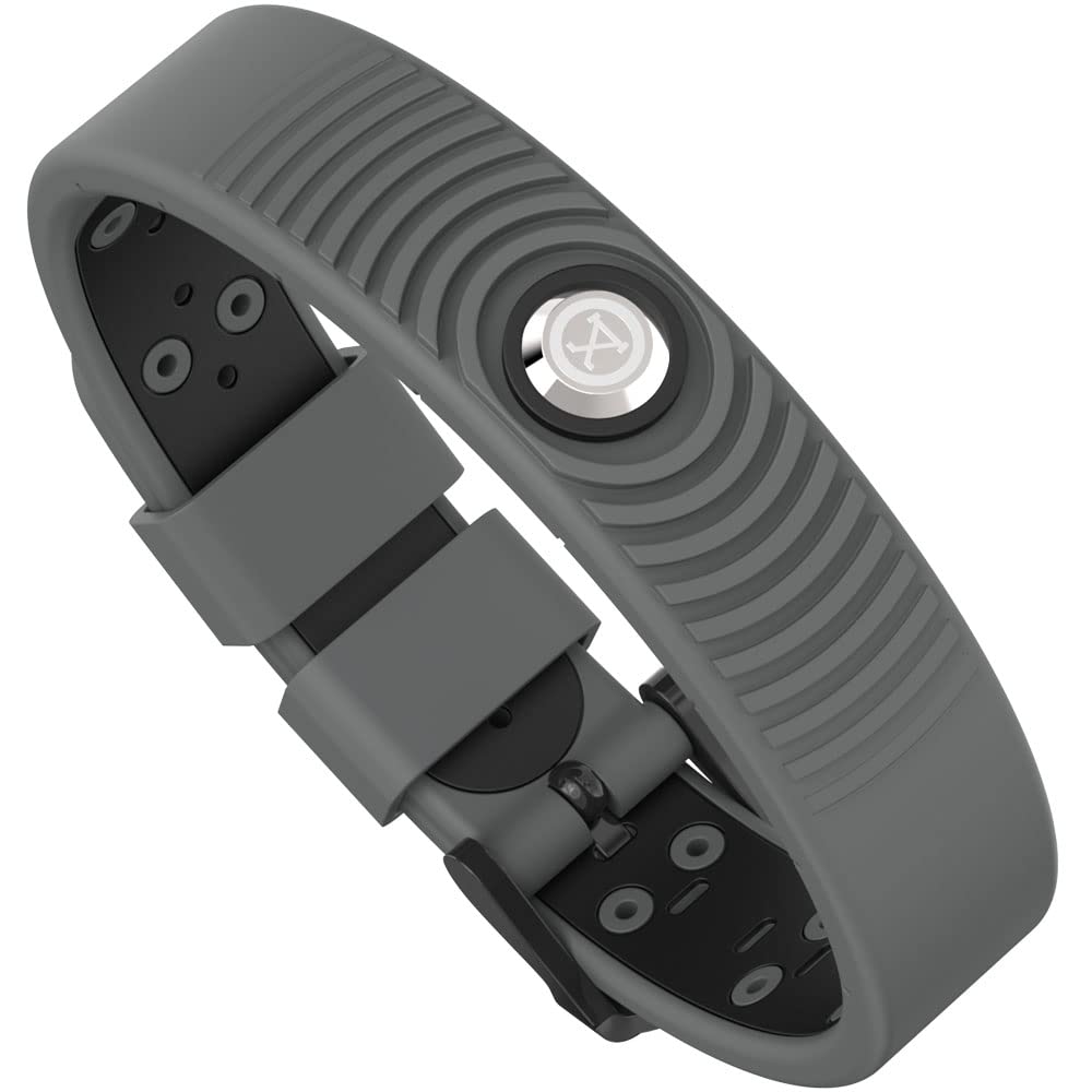 PROEXL 18 MAX Sports Magnetic Bracelet for Men - Waterproof - Breathable Strap - Super Strength - Gunmetal Gray