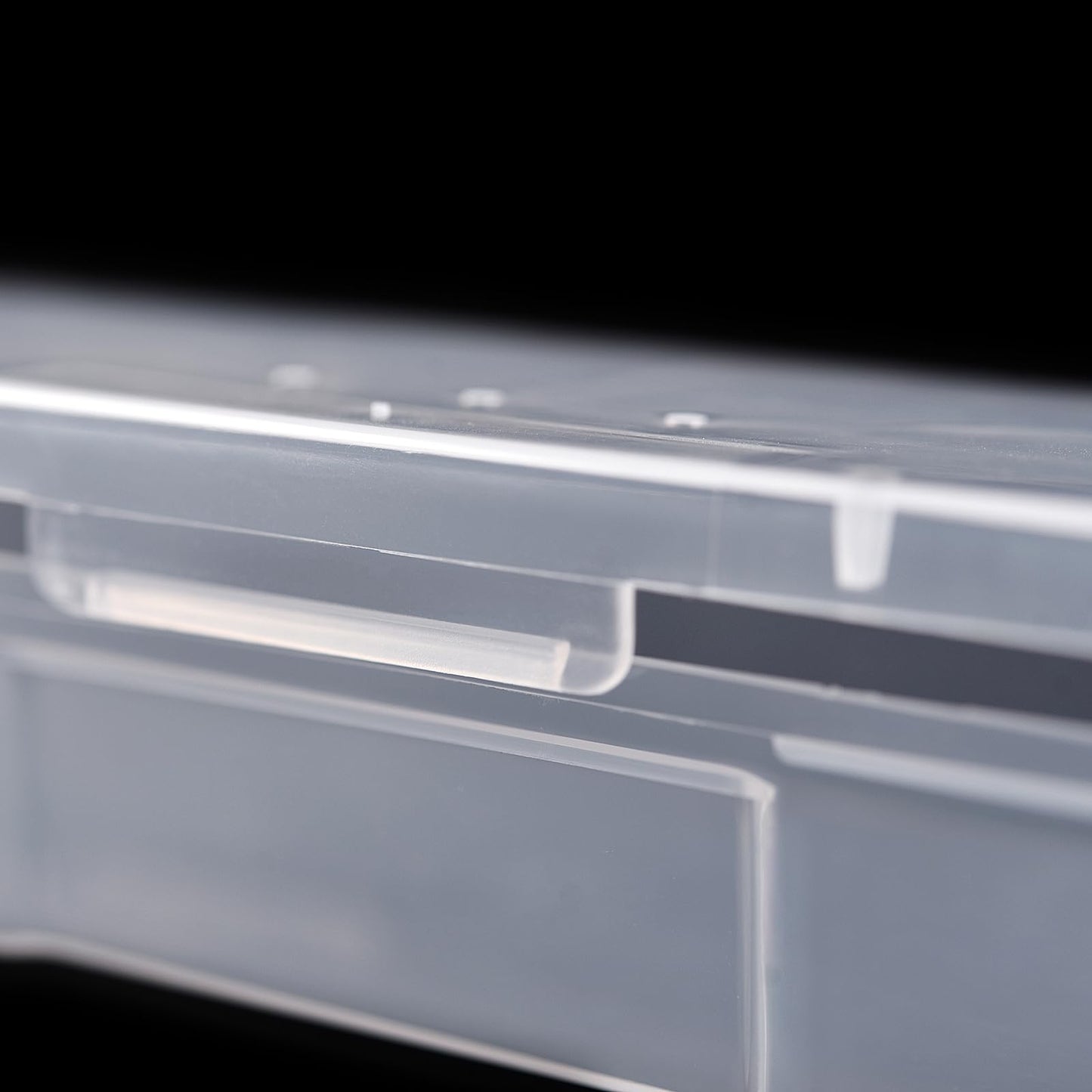 siyuwuro 4Pcs Transparent Storage Boxes For Nail Tool Professional Pedicure Manicure Tools Set Plastic Nail Art Tool Box Storage Case Nail Supplies, White
