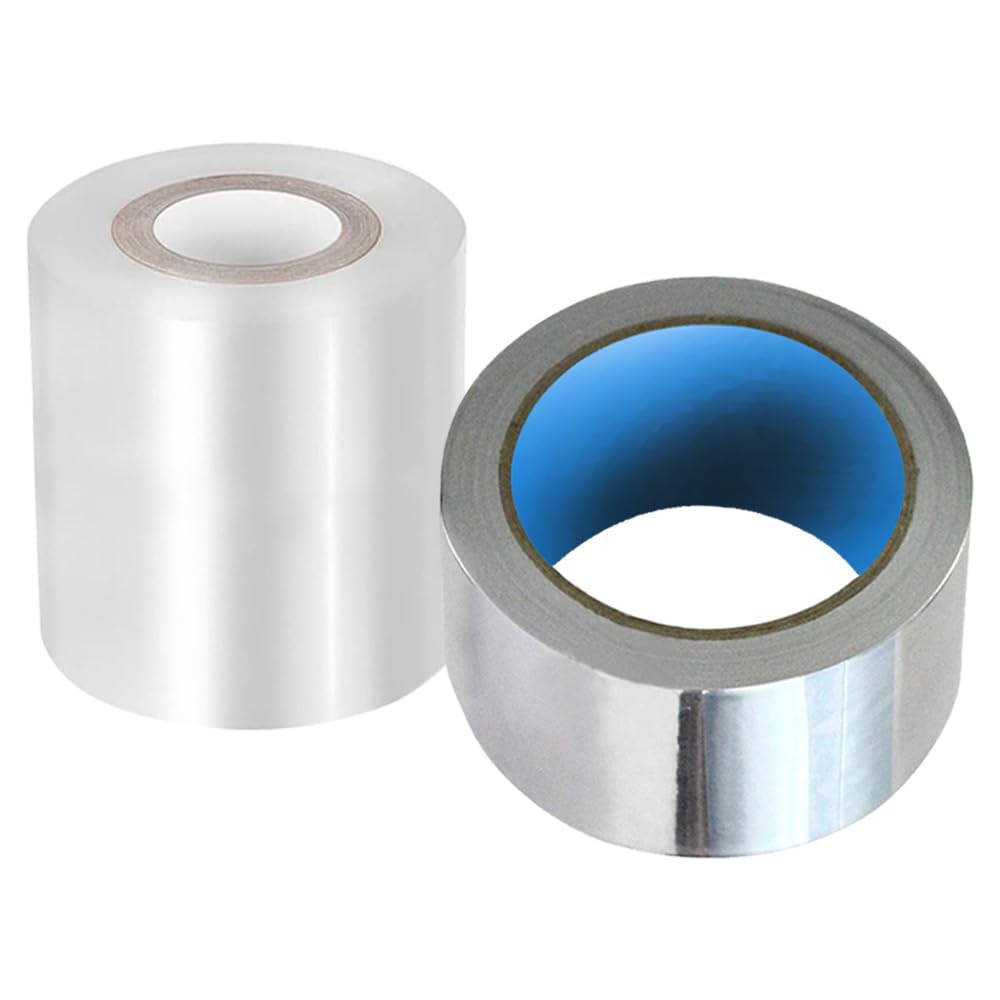 【2-Pack】Grafting Tape for Plants & Trees - Professional Strength Stretchable Clear Film for Wound Healing, Fruit Tree Repair, Bonsai & Rose Gardening | Eco-Friendly Self-Adhesive Bandage (2.3" x 32FT)