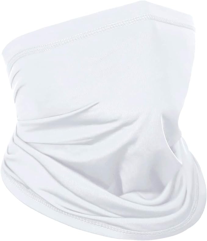 Achiou Neck Gaiter Face Cover Scarf, UV Protection Mask for Men and Women,Soft Windproof, Hiking Cycling Running