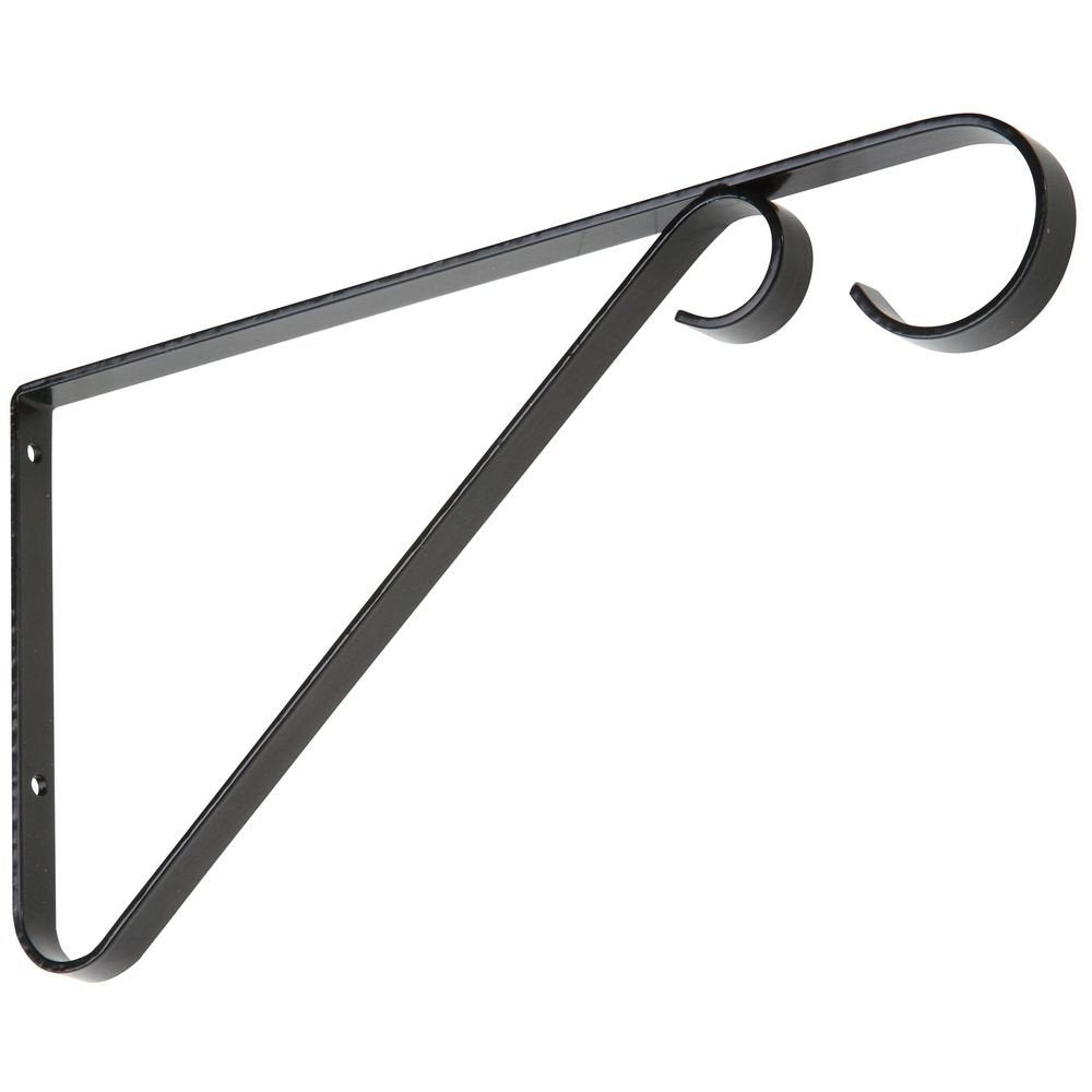 National Hardware N274-563 V2653 Plant Bracket in Black,9 Inch
