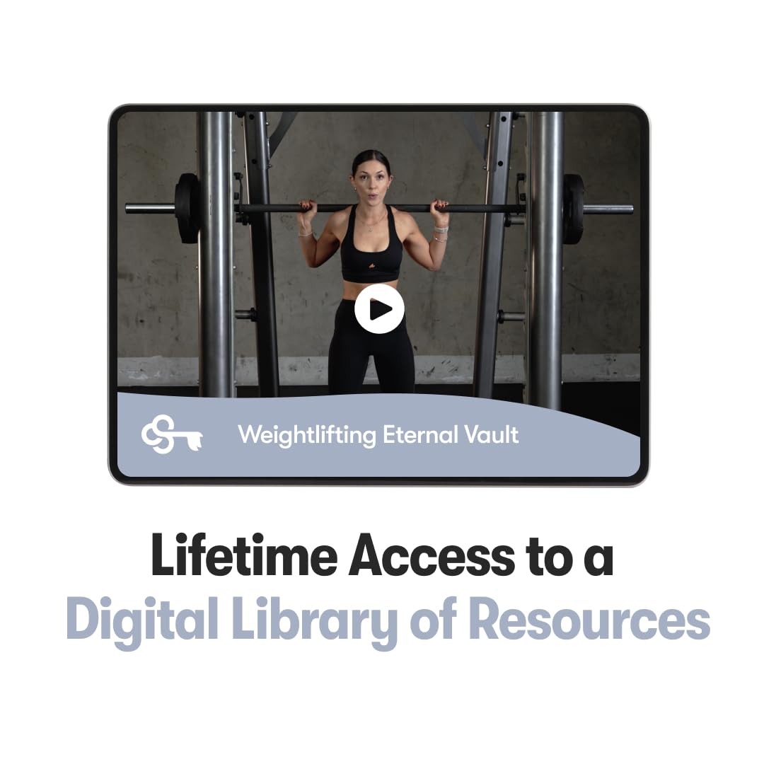 The Weightlifting Transformation Gym Buddy Journal by Habit Nest. 12-Week Trainer & Progress Tracker. Requires Full Gym Equipment. 65 Video Guided Workouts with Sets, Reps & Tracking Space.