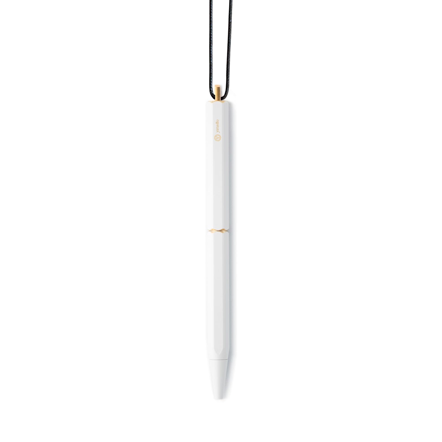 ワイスタジオ(Ystudio) Y-studio YS-STAT-26 Portable Ballpoint Pen, Gel Ink, White