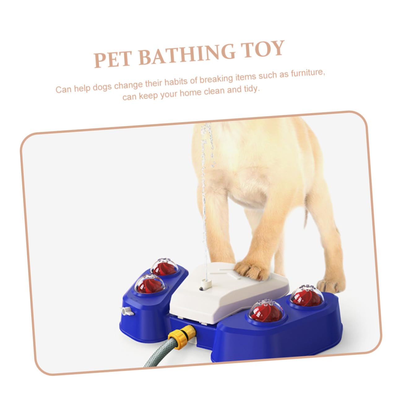 Happyyami Multifunctional Pet Spray Toy Pet Bathing Toy Dog Shower Teasing Fountain