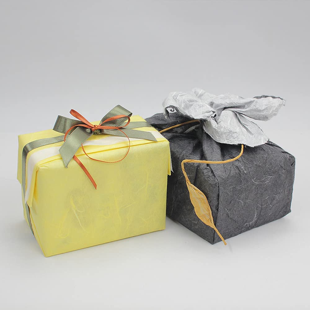 Korean Traditional Mulberry Paper, Colored Hanji Paper Roll, Natural Fiber Texture, Unyong (Brown, 21.3" x 787.4")