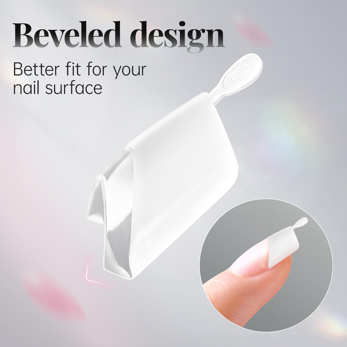 krofaue Short French Nail Tips - 120PCS Acrylic Nail Tips White French Fake Nail Tips Art Tips 12 Sizes Half Cover False Nails Short Wrap Edge Square Nails with Case for Nail Extensions DIY