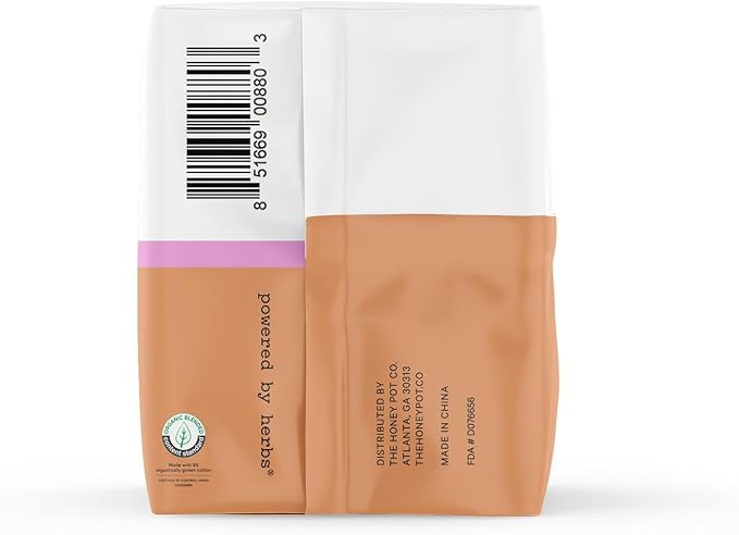 The Honey Pot Company - Herbal Pads for Women - Organic Incontinence Daytime w/Wings. Infused w/Essential Oils for Cooling Effect & Postpartum Essentials - Feminine Care - FSA & HSA - 16ct.