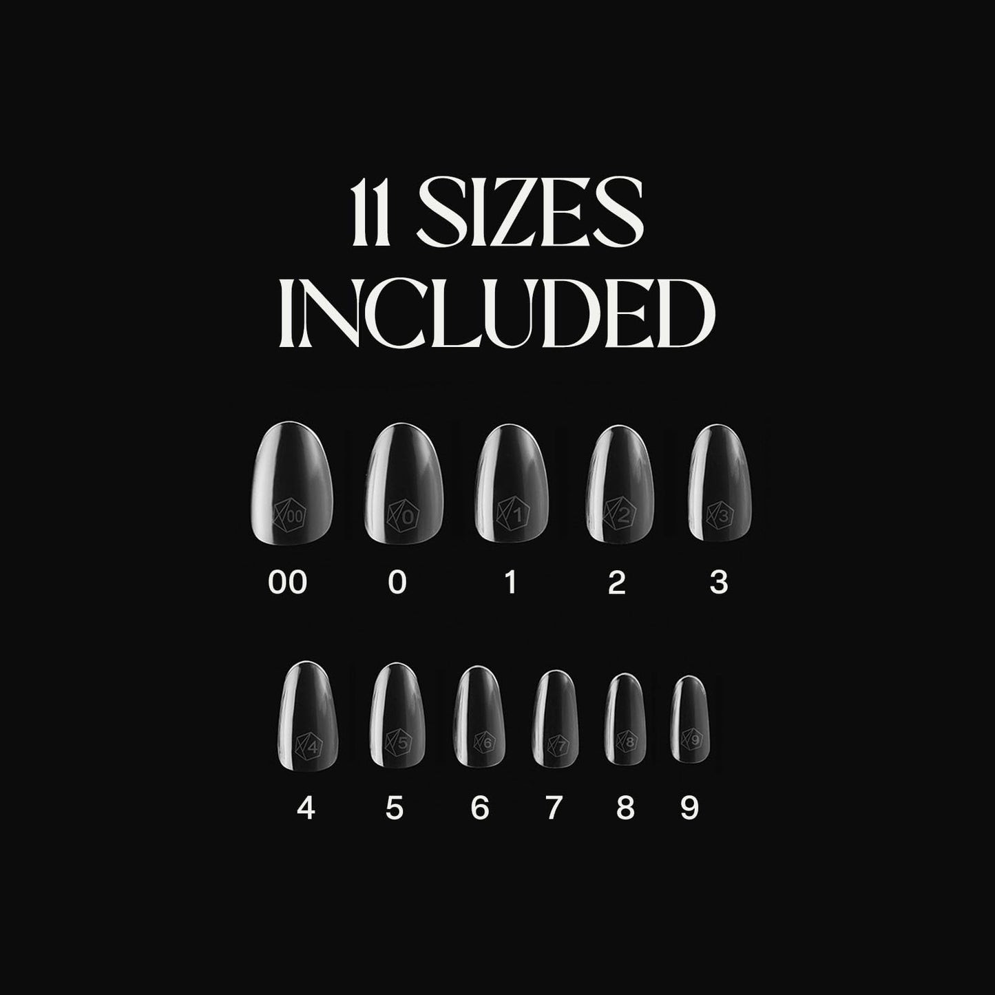 Apres Gel-X® Natural Round Tip Box | 500pc Gel-X Tips, 11 Sizes 00-9, Premium Quality (Natural Round Short, 500)