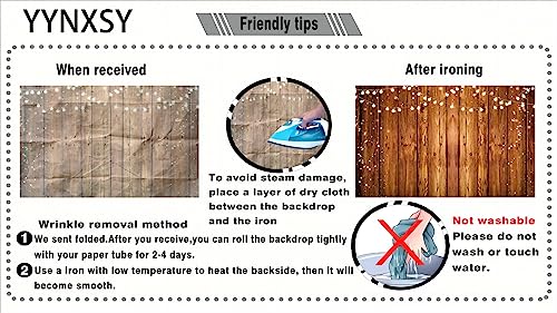 YYNXSY Brown Wood Backdrops for Photography Vintage Brown Background Thin Vinyl Material Applicable to Baby Shower Banners Photo Booth Studio Props 7X5FT YY-516