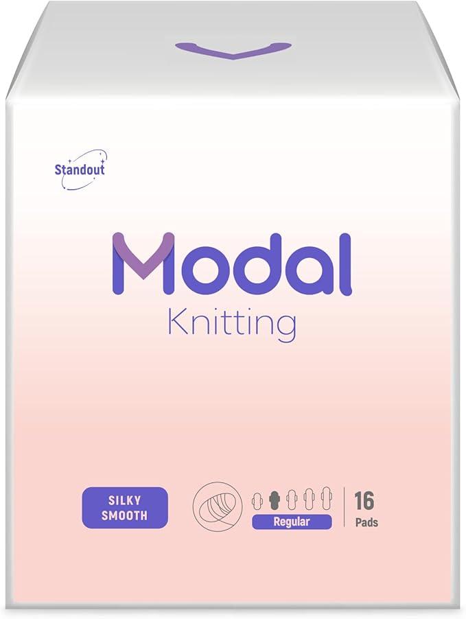 Ultra-Thin Pads for Women, Regular Daily Sanitary Pads, Breathable & Unscented Period Pad with Wings, Long-Lasting Freshness Feminine Care Menstrual Pad -16 Count